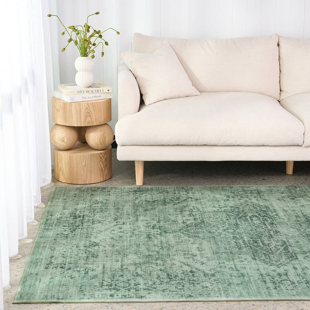 Green washable rug | trends Rugs |