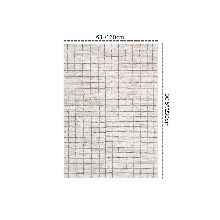 Nola Clean Lines Neutral Rug - N004