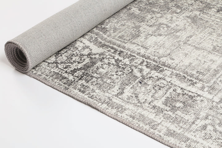 Distressed Vintage Chilaz Grey Rug - VITAL 2085-04