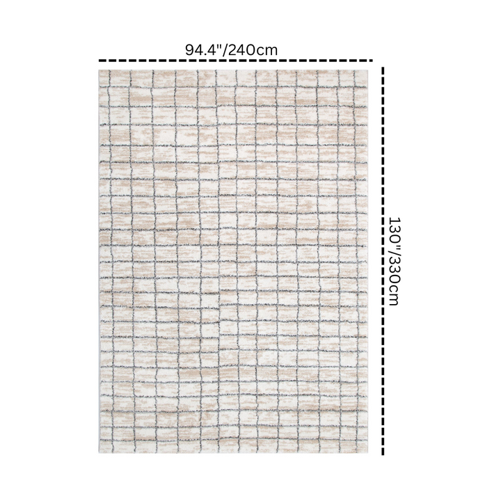 Nola Clean Lines Neutral Rug - N004