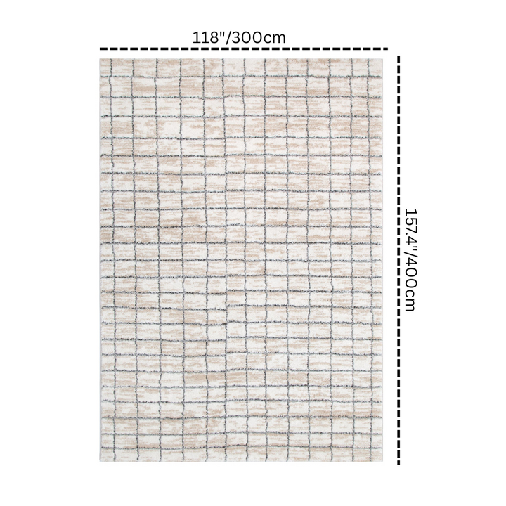 Nola Clean Lines Neutral Rug - N004