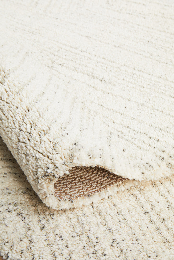 Alpine 844 Silver rug showing pile density and rug backing