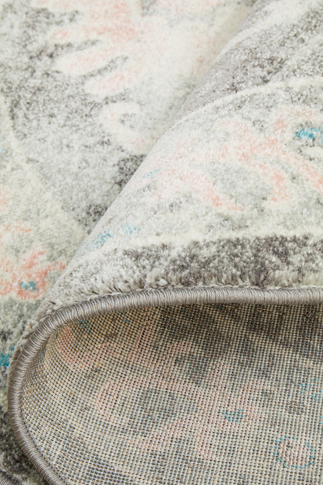 Leoforos 701 Grey Round Rug