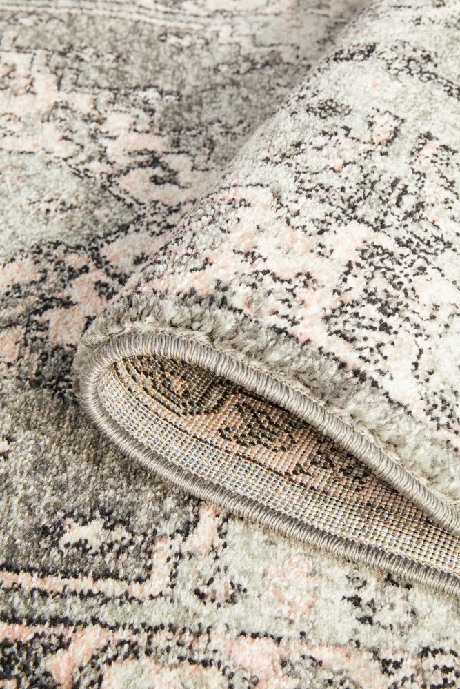 Leoforos 703 Grey Runner Rug