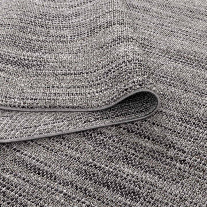 Berno Charcoal Loop Rug - B005