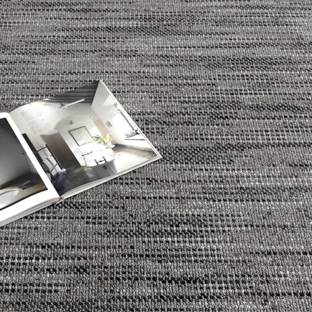 Berno Charcoal Loop Rug - B005