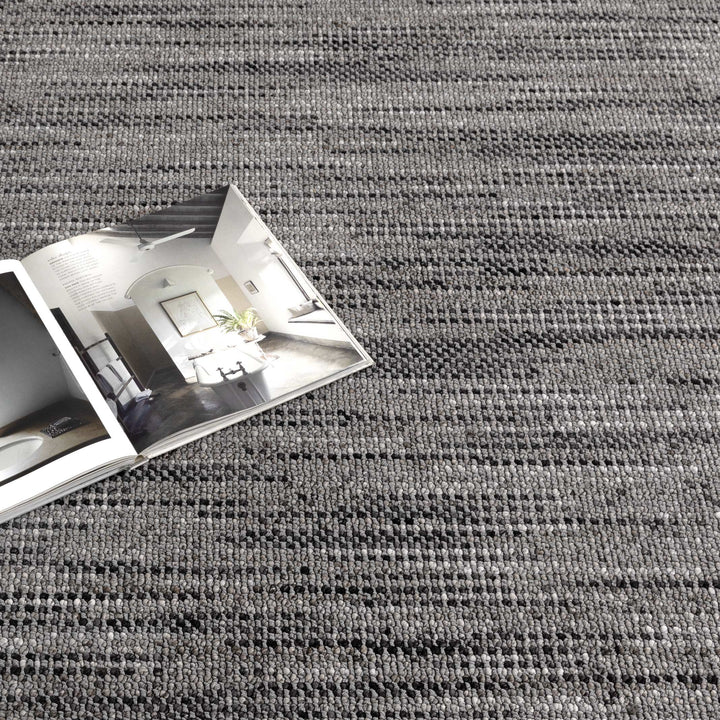 Berno Charcoal Loop Rug - B005