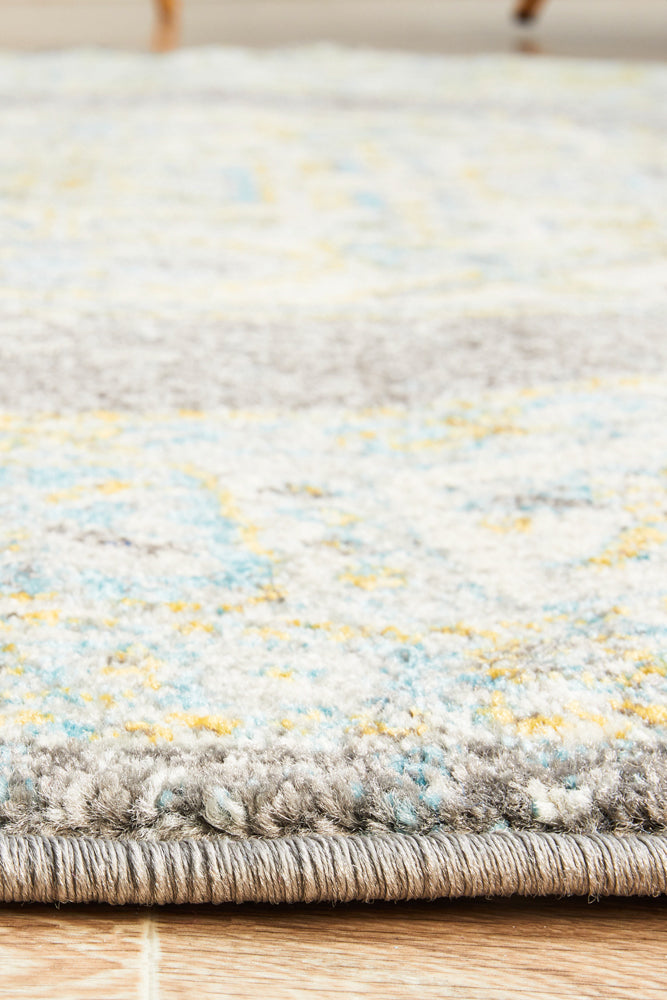 Epoch 944 Grey Round Rug