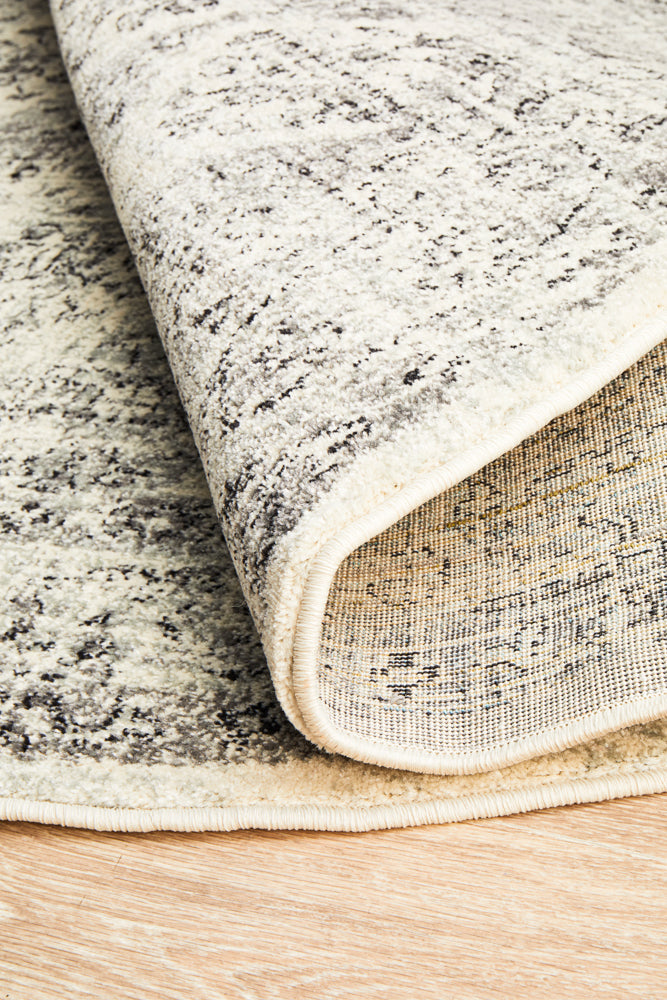 Epoch 999 Grey Round Rug