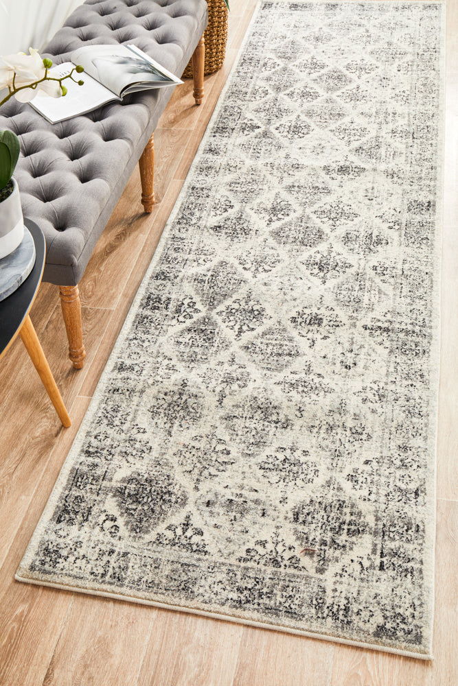 Epoch 999 Grey Runner Rug