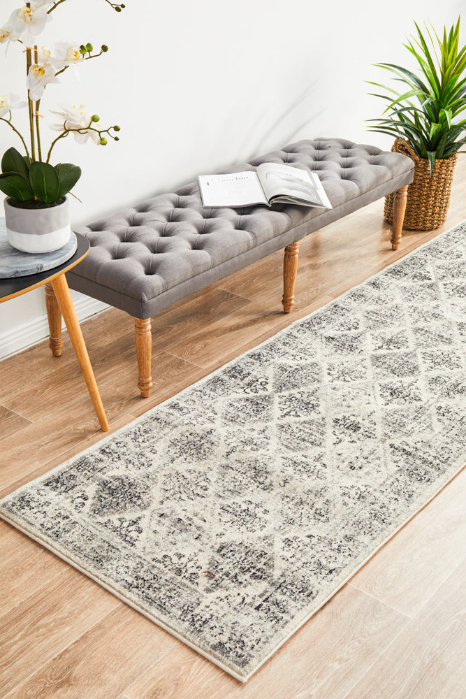 Epoch 999 Grey Runner Rug