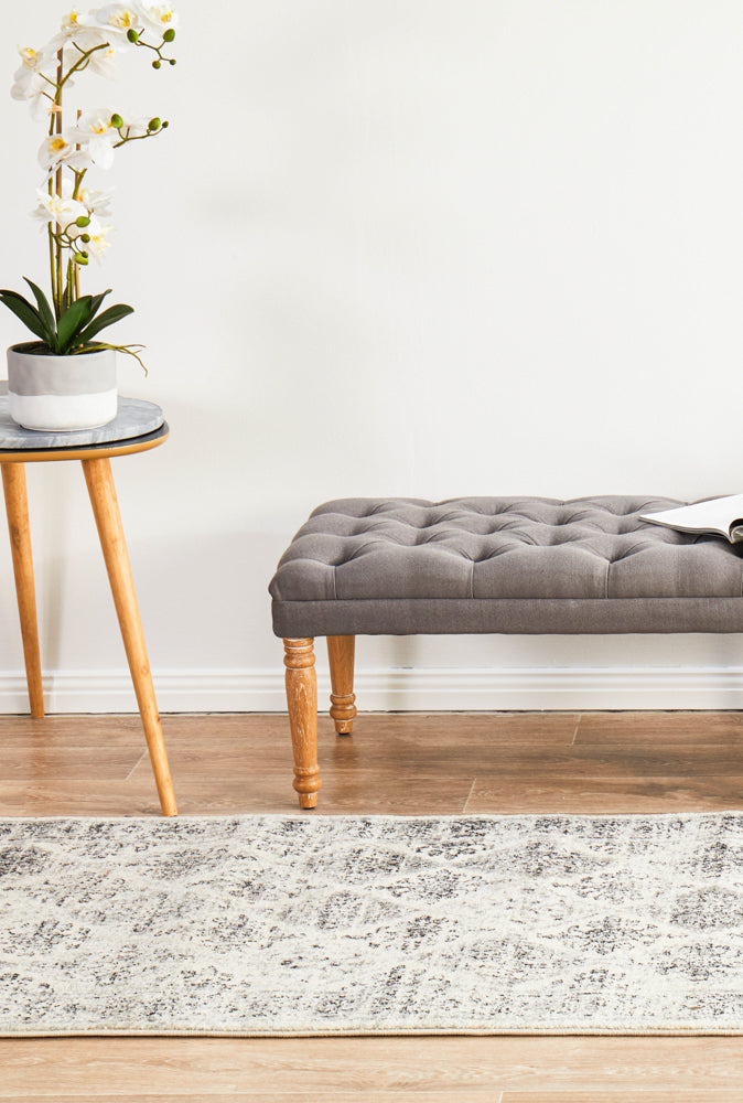 Epoch 999 Grey Runner Rug