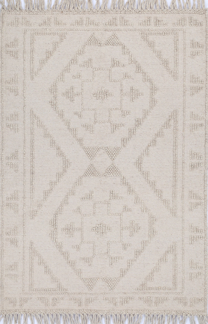 Diego Ornamental Brown Wool Rug - DIEG03
