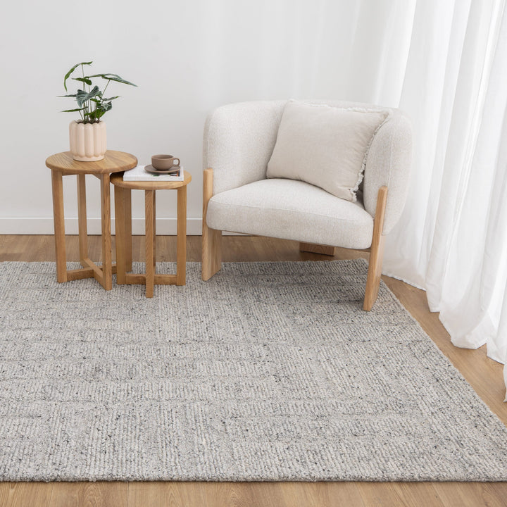 Seren Grey - Premium Grey Wool Rugs Australia | Luxury Modern Design