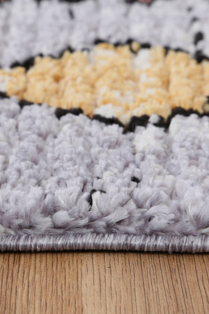 Boho Moroccan Cross Multi Rug