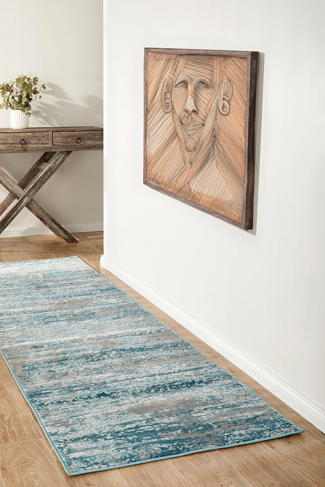 Opulence Olivia Blue Runner Rug