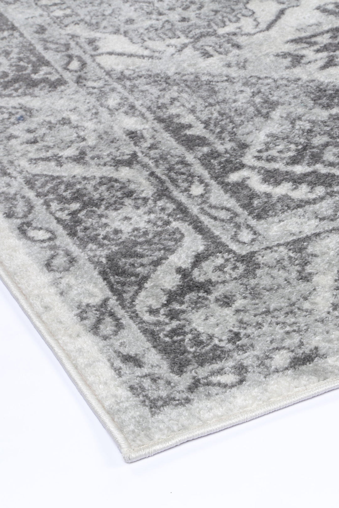 Provence Cosquer Cream Grey Traditional Rug - PROV03