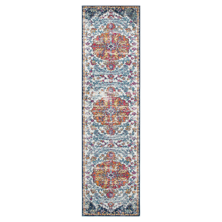 Provence Miliana Grey Blue Transitional Rug - PROV05