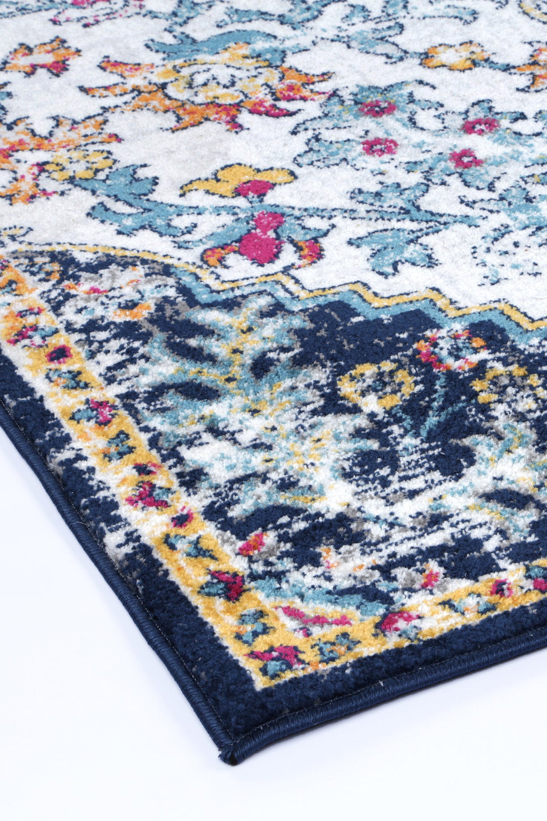 Provence Miliana Grey Blue Transitional Rug - PROV05