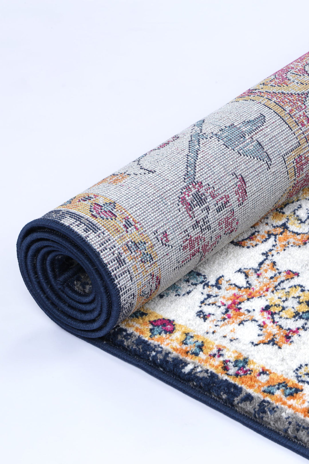 Provence Miliana Grey Blue Transitional Rug - PROV05