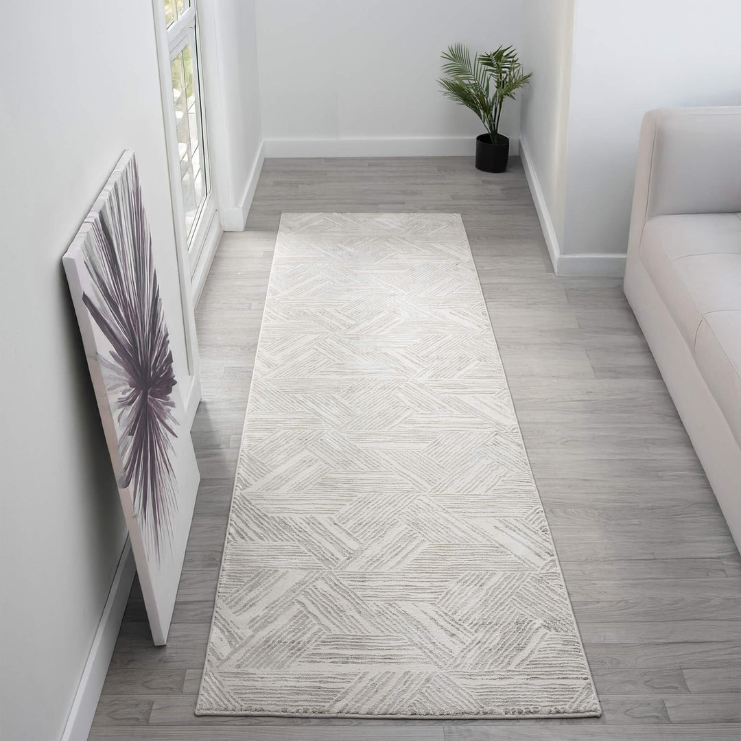 Portland 840 Lt Grey Hallway Runner