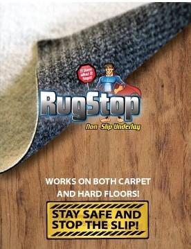 RugStop Non-Slip Underlay - Soft and Hard Flooring