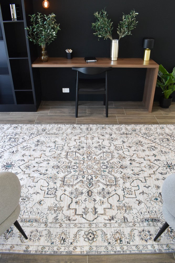 Luna Desert Stone Washable Rug