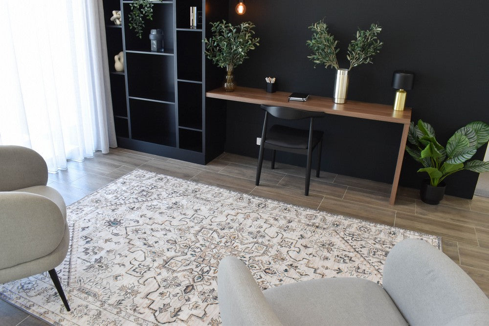 Luna Desert Stone Washable Rug