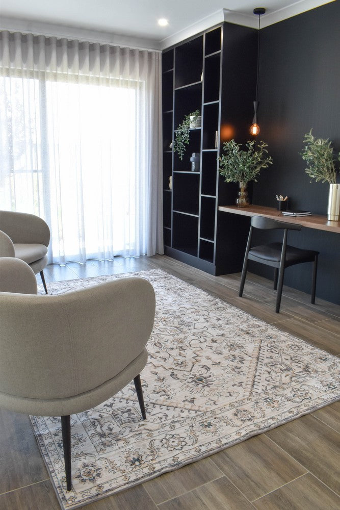 Luna Desert Stone Washable Rug