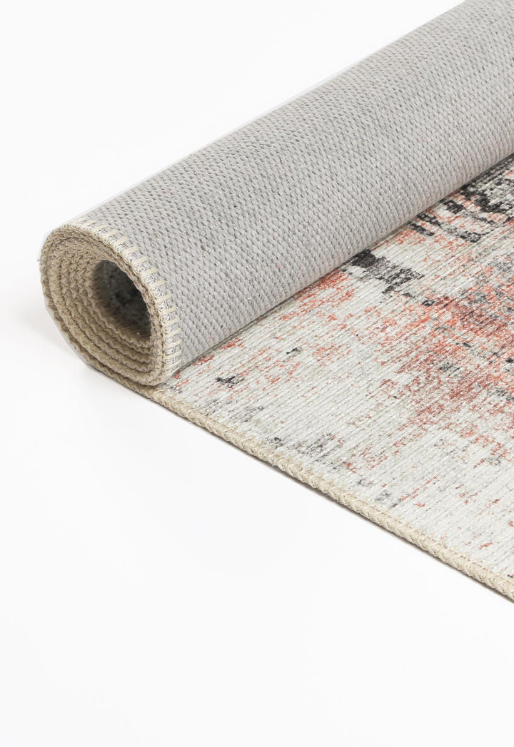 Abstract Celine Blush Washable Rug - VITAL 1525-21