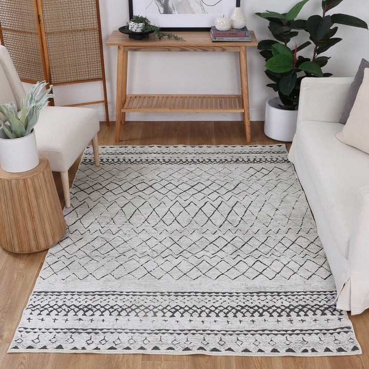 Alma Scandi Silver Rug - VITAL 2859-00