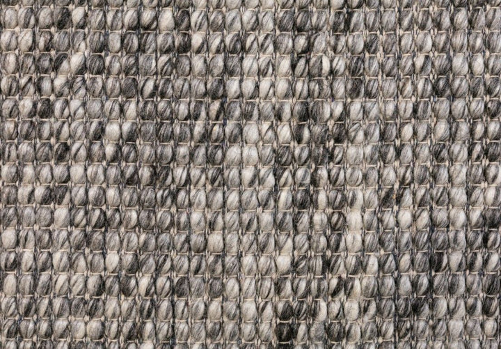 Dasha Dark Grey Wool Rug