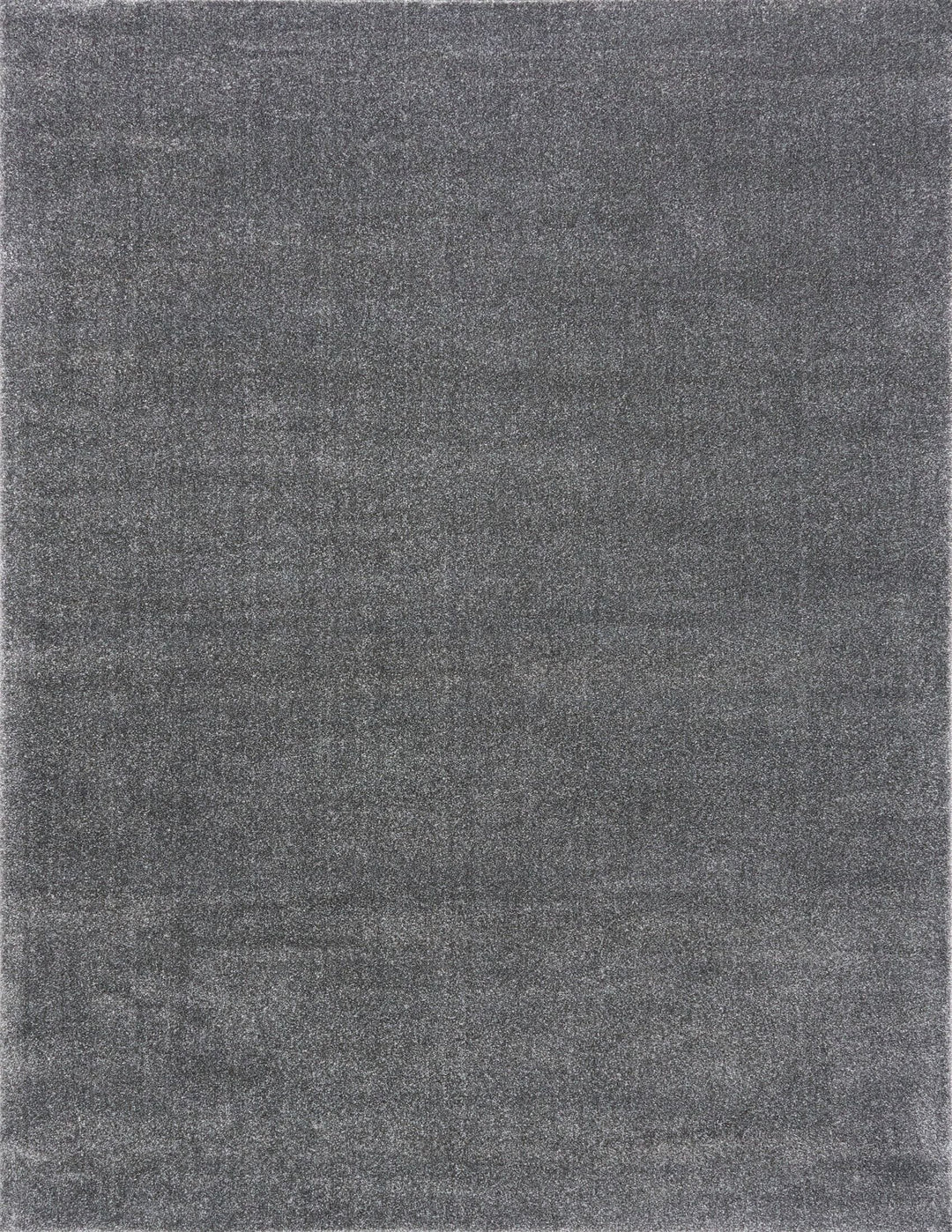 Dark grey rug shown in full rectangular view on a white background.
