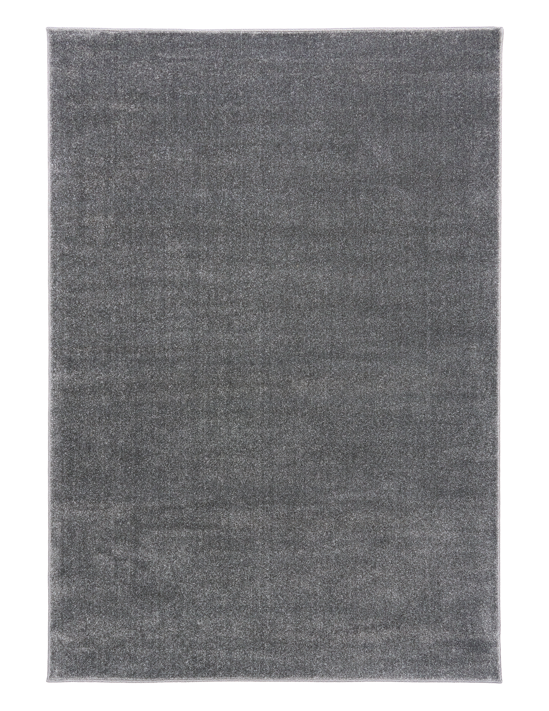 Dark grey rug shown against a black background.