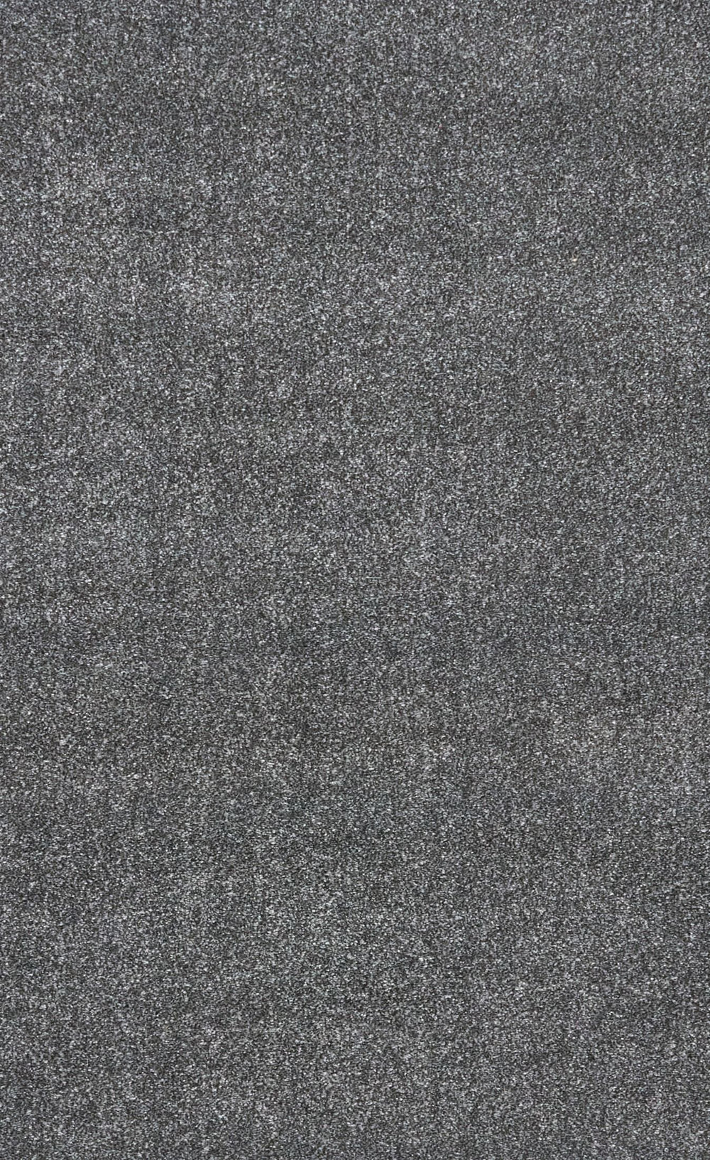 Detailed texture close-up of a grey rug surface.
