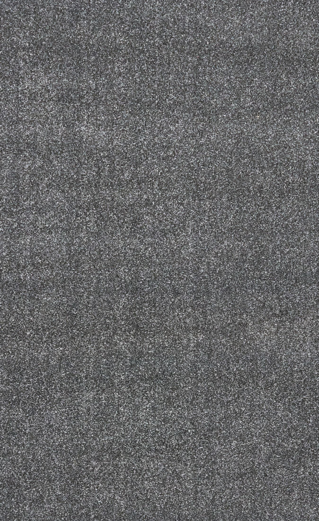 Detailed texture close-up of a grey rug surface.