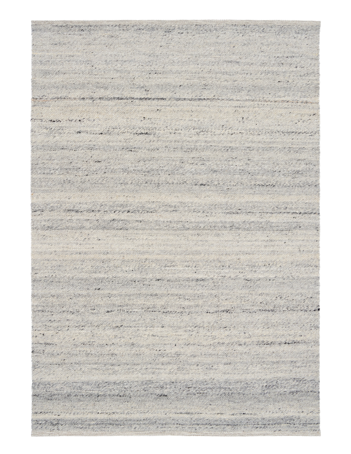 Isolated product image of silver rug on white background.