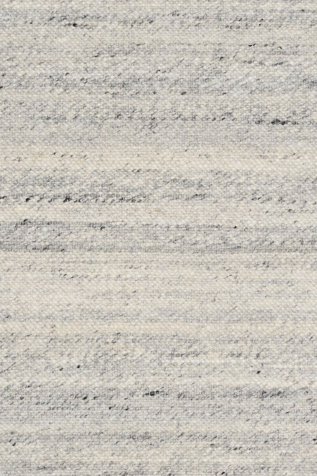 Swatch sample of silver rug showing texture and color details.