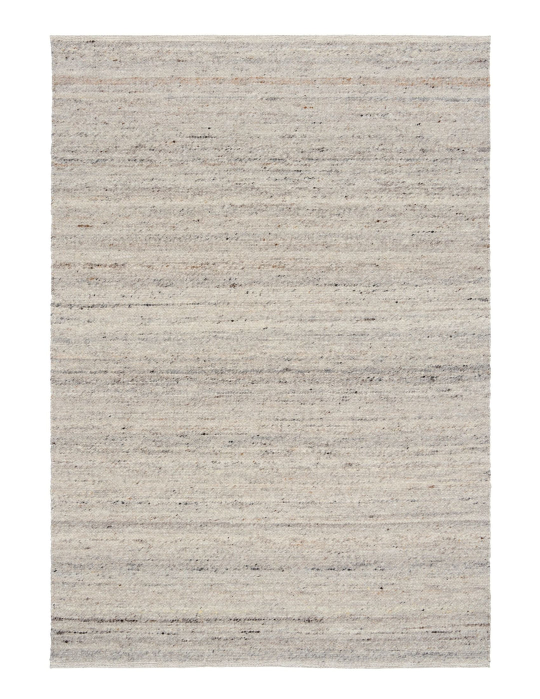 A full view of the Harmony Smoke Grey rug with a soft textured design.