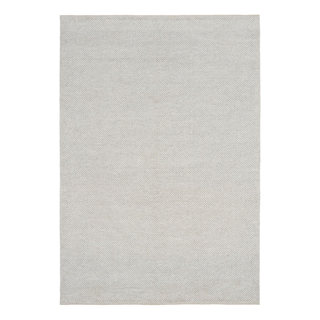 Lunar Silver Wool Rug