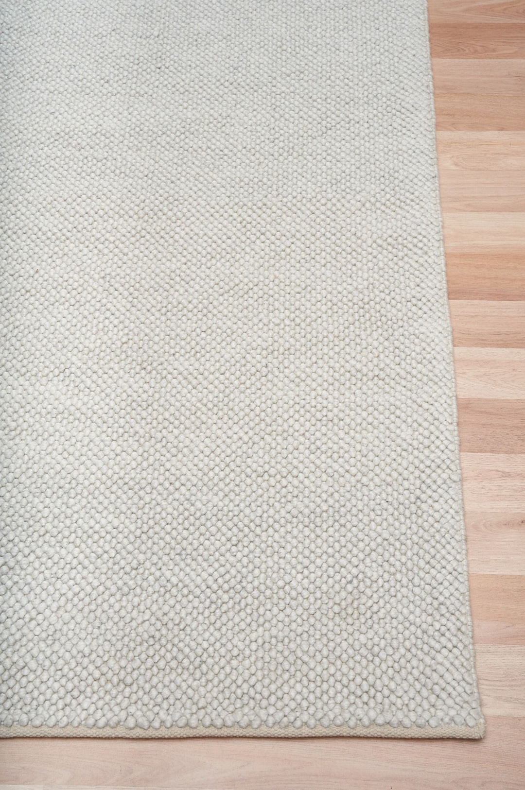 Lunar Silver Wool Rug