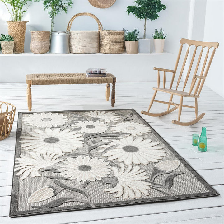 Idyll 537 Silver Outdoor Rug
