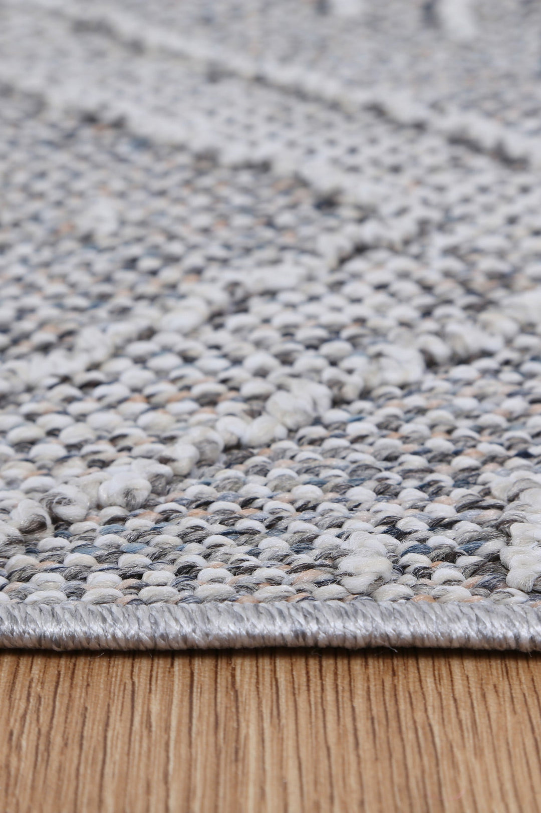 Villa Vouza Grey Geometric Flatweave Rug