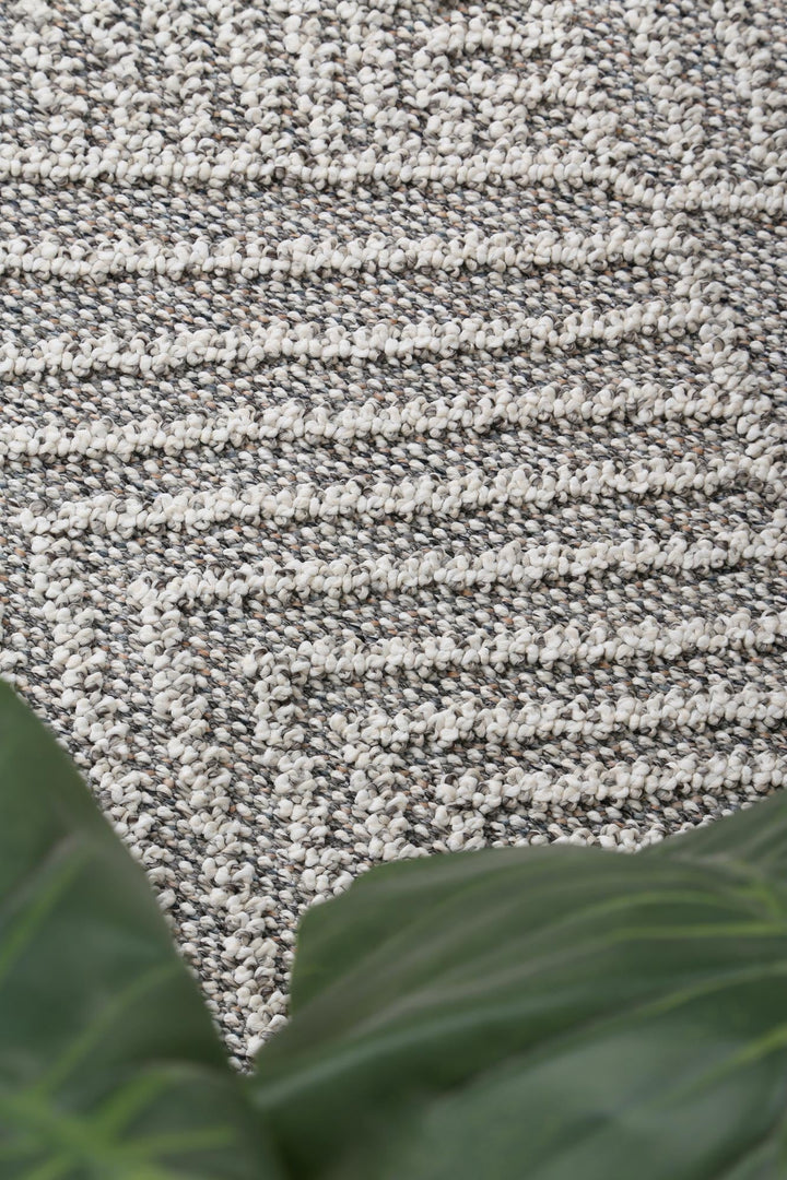 Villa Kini Grey Geometric Flatweave Rug