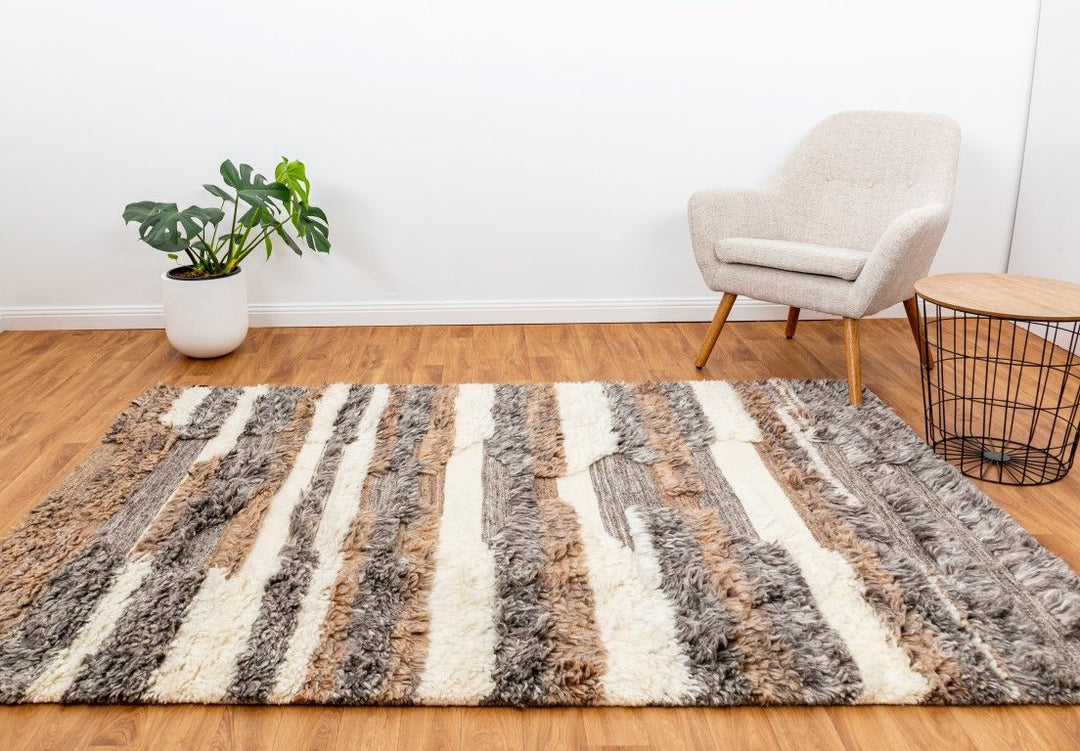 BOHO WOOL NATURAL 23 Rug