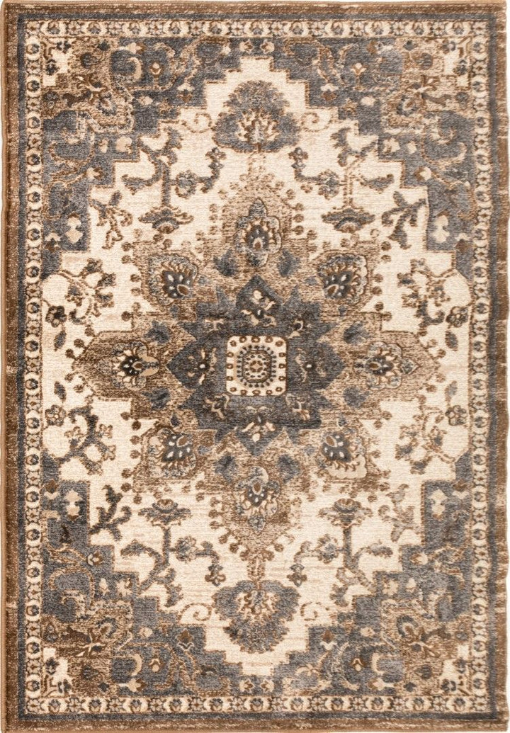 CANNON 8312 Cream Grey Rug