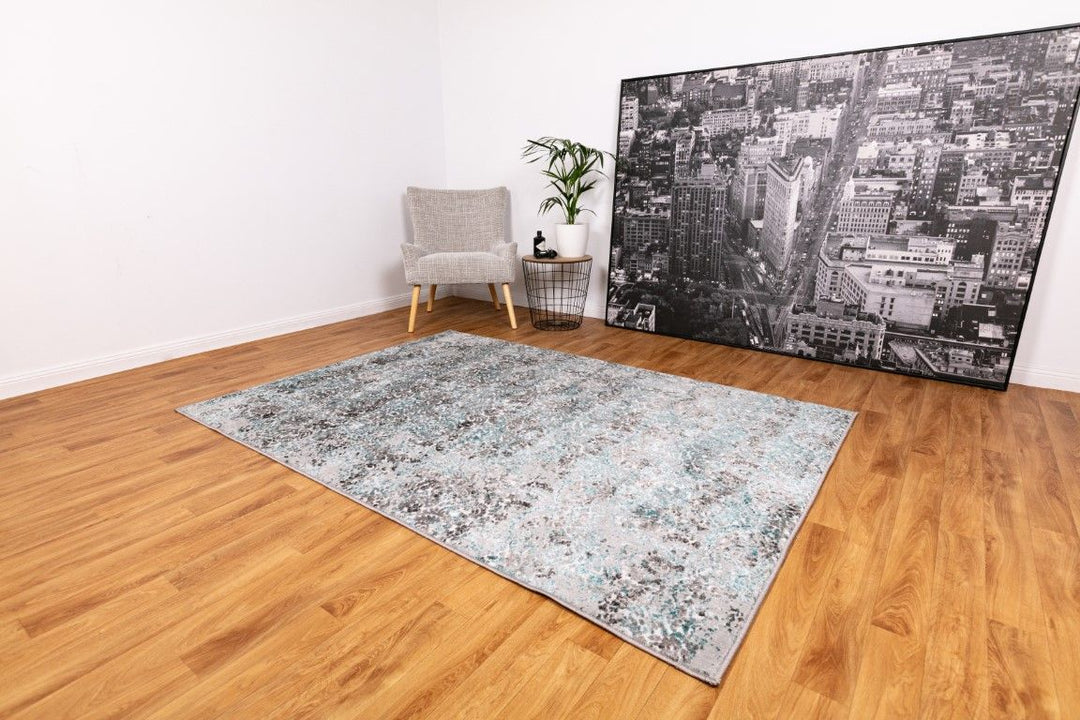 CANNON 8313 Grey Blue Rug