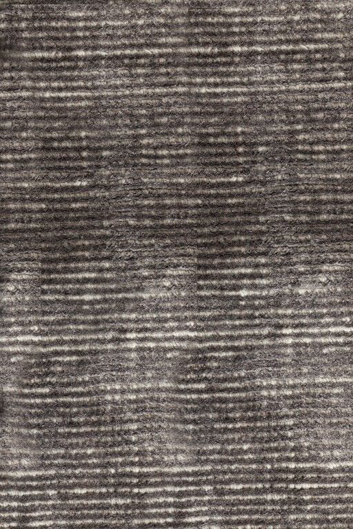Hampton Grey White Wool Viscose Rug