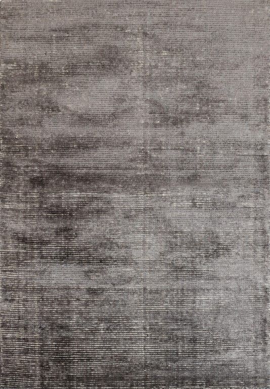 Hampton Grey White Wool Viscose Rug
