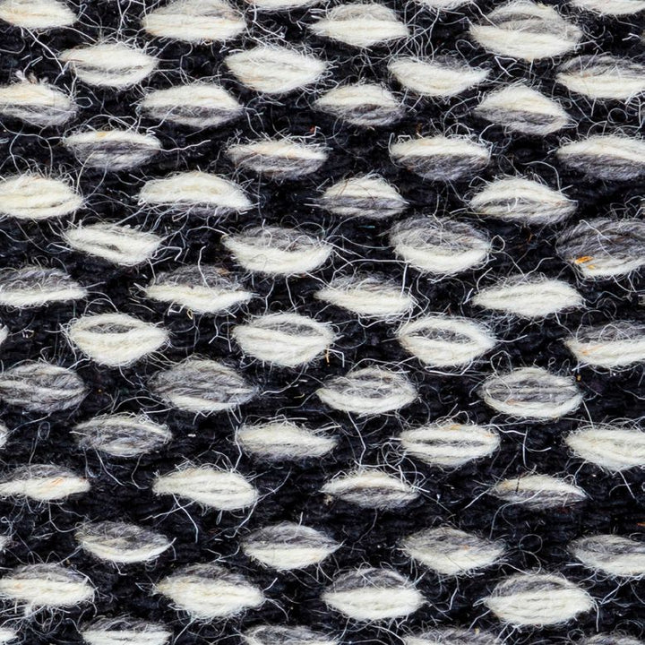 CHENNAI Black Grey Wool Rug